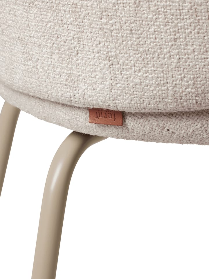 Sedia da pranzo Rico - bouclé, Cachemire color avorio Ferm Living