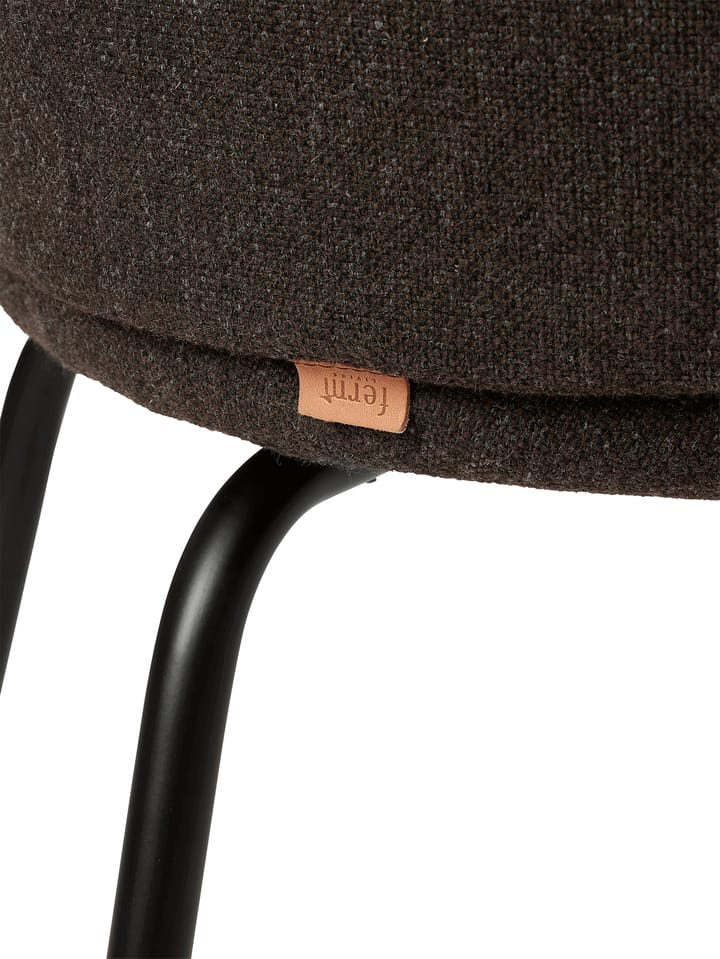 Sedia da pranzo Rico hallingdal, Dark grey brown-black Ferm Living