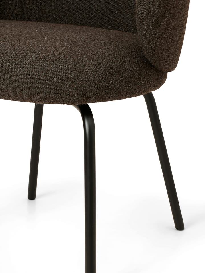 Sedia da pranzo Rico hallingdal, Dark grey brown-black Ferm Living