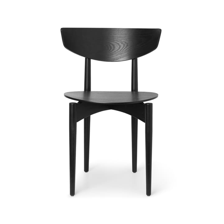 Sedia Herman - Nero, gambe di frassino laccate nere - Ferm LIVING