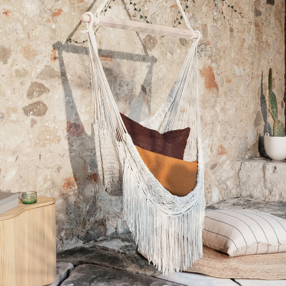 Sedia pensile Path Nest, Light sand Ferm Living