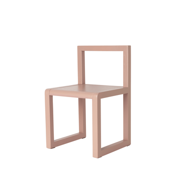 Sedia per bambini Little Architecht - Rosa, impiallacciatura di frassino - Ferm Living