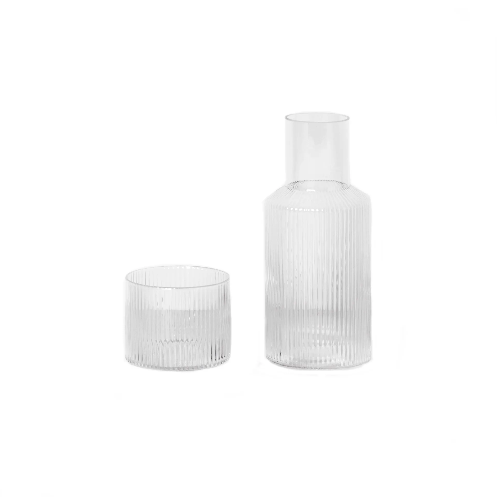 Set caraffa Ripple piccolo, trasparente Ferm Living