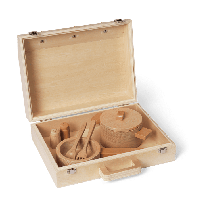 Set da cucina Toro Suitcase Kitchen per bambini, Natural Ferm Living