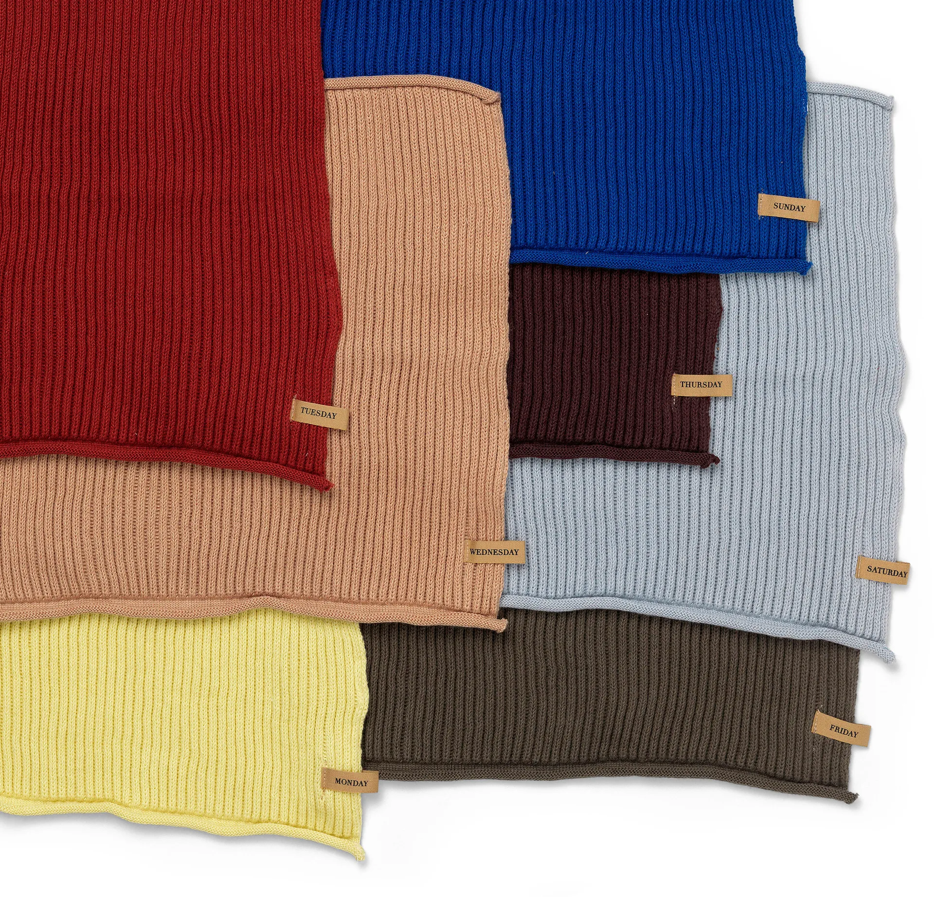 Set di canovacci Day da 7 pezzi 26x26 cm, Multi Ferm Living