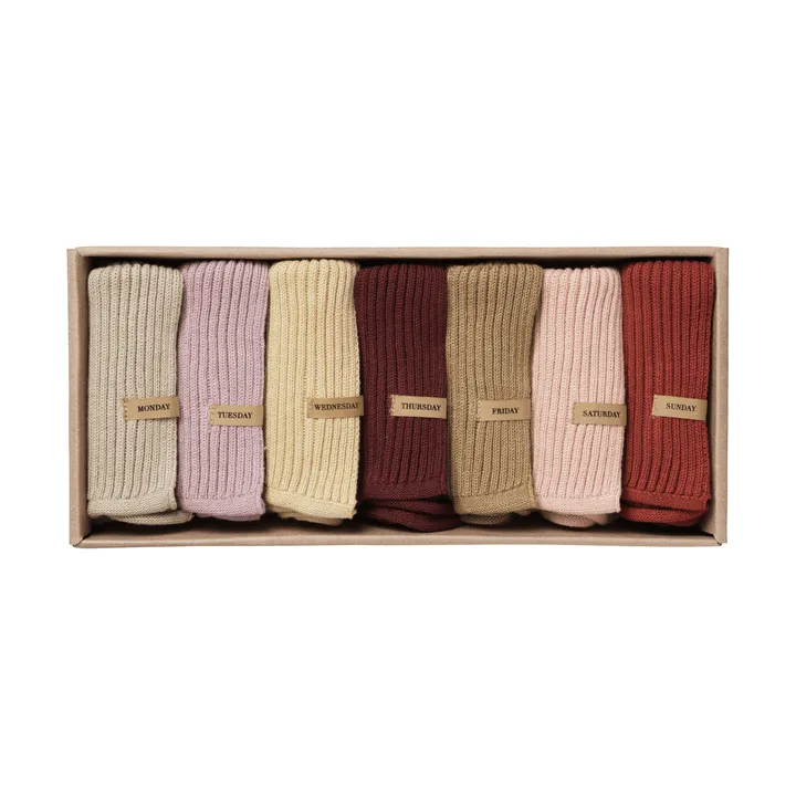 Set di canovacci Day da 7 pezzi 26x26 cm - Vivid - Ferm Living