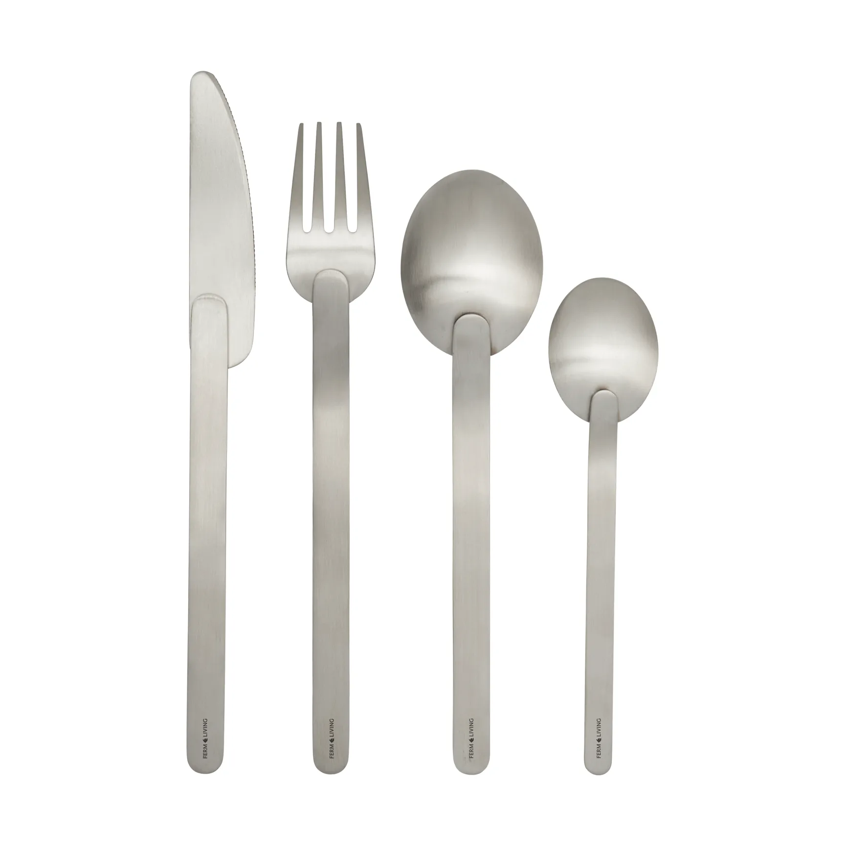 Set di posate Stelo 4 pezzi, Acciaio inox spazzolato Ferm Living