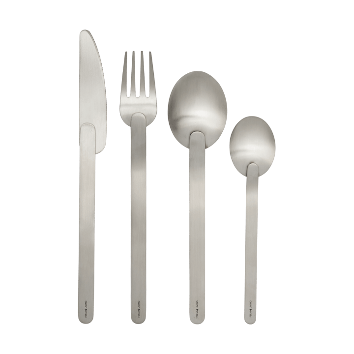 Set di posate Stelo 4 pezzi, Acciaio inox spazzolato Ferm Living