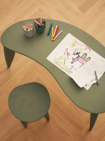 Sgabell Feve kids - Elm green - Ferm Living