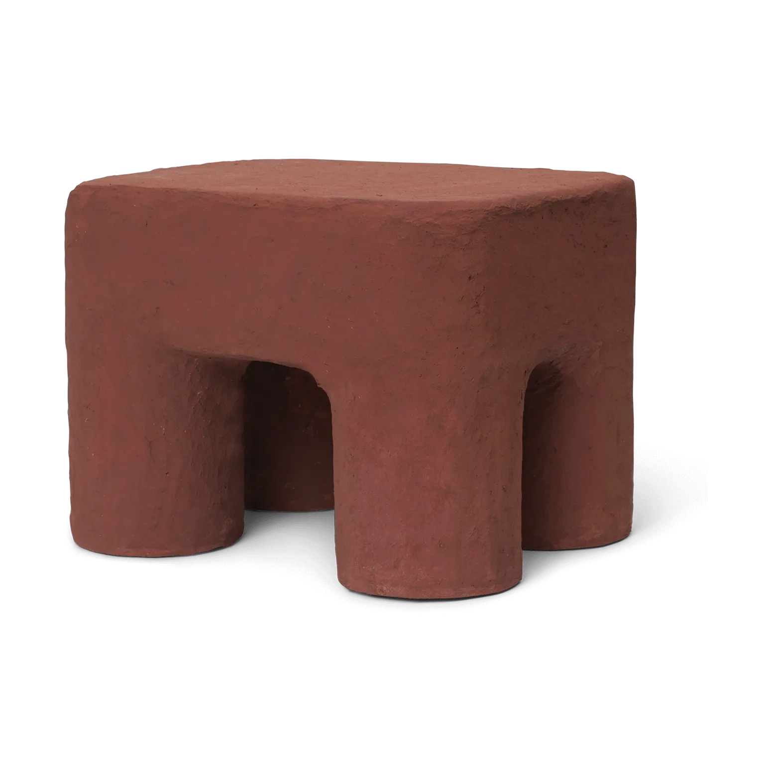 Sgabello Podo, Red Brown Ferm Living