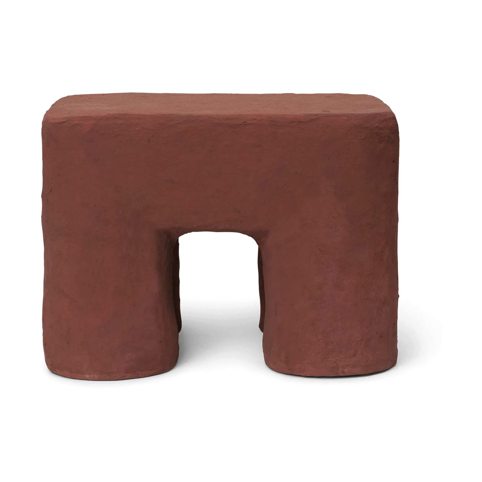 Sgabello Podo, Red Brown Ferm Living