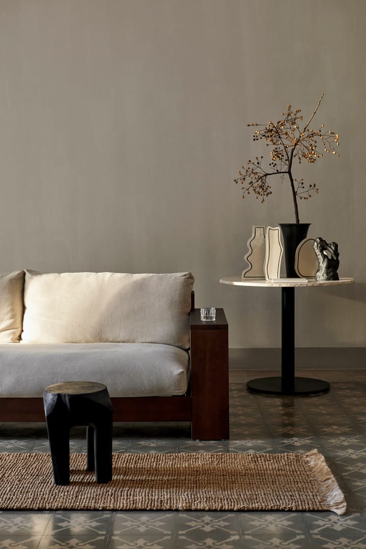 Sgabello Root Ø30x40 cm, Black stained Ferm Living