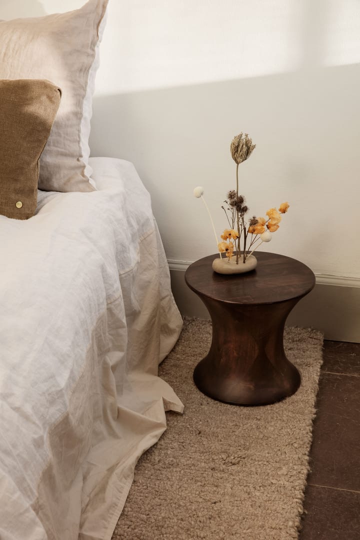 Sgabello Spin 30 cm, Legno di mango Ferm Living