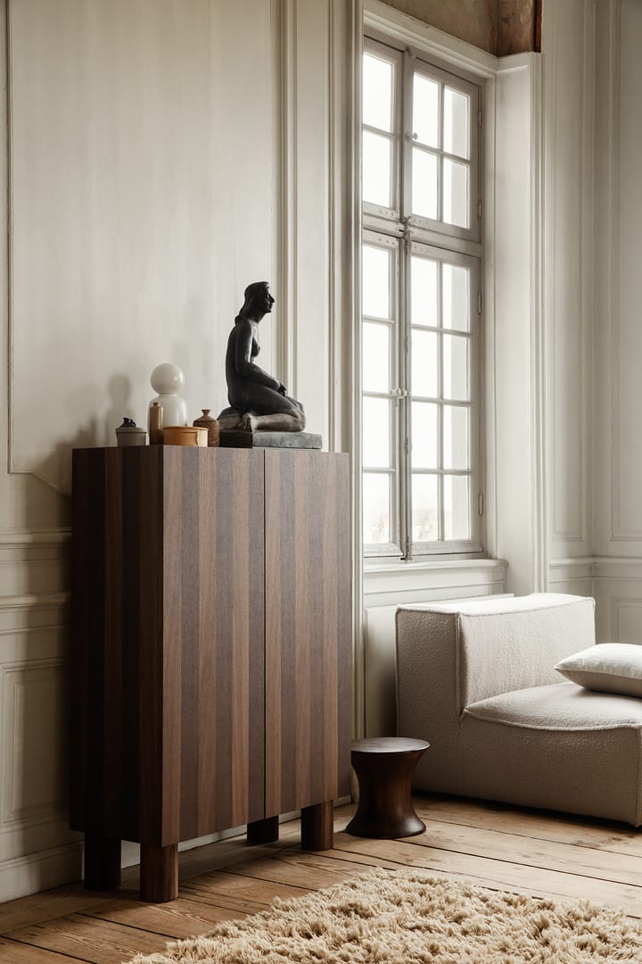 Sgabello Spin 30 cm, Legno di mango Ferm Living
