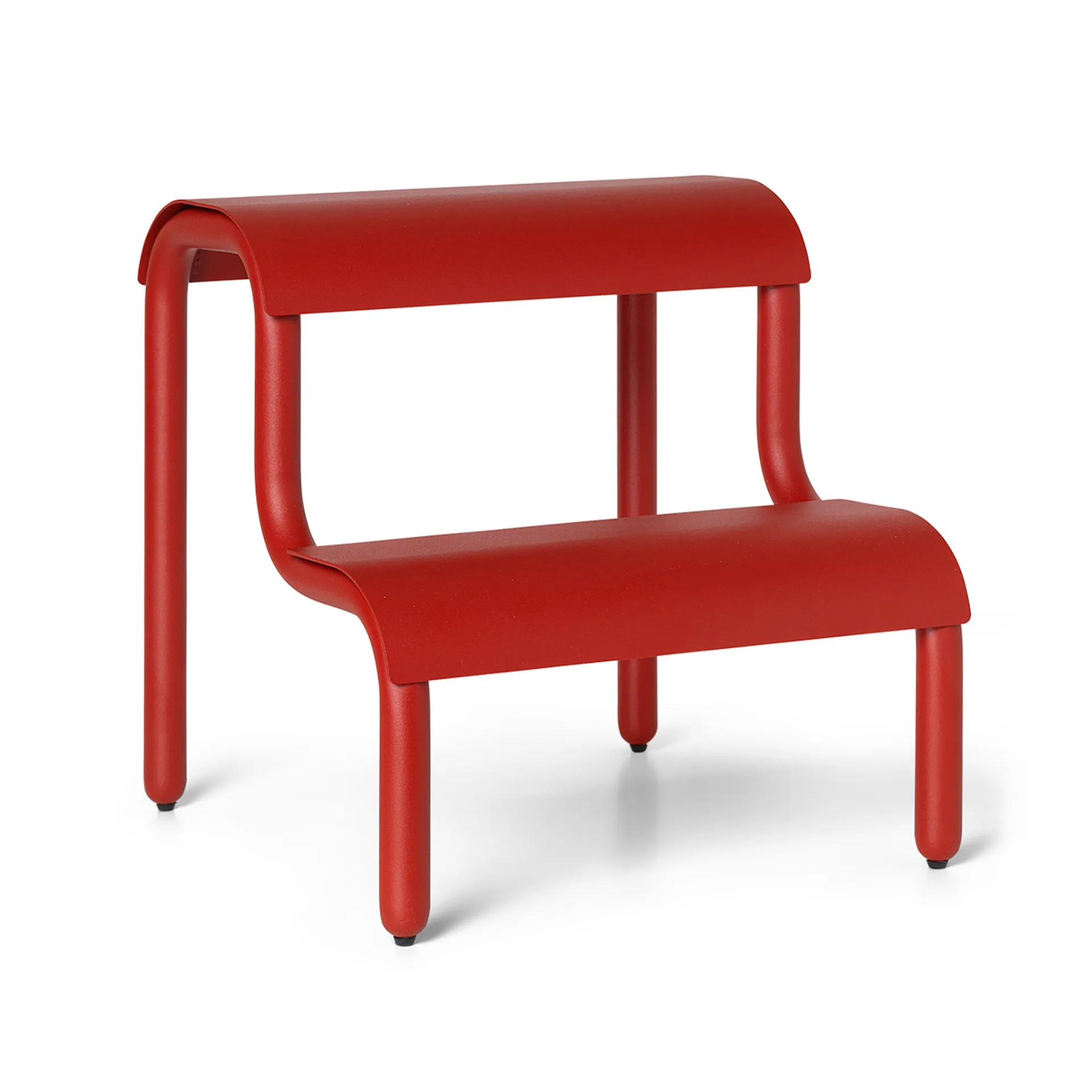 Sgabello Up, Poppy Red Ferm Living