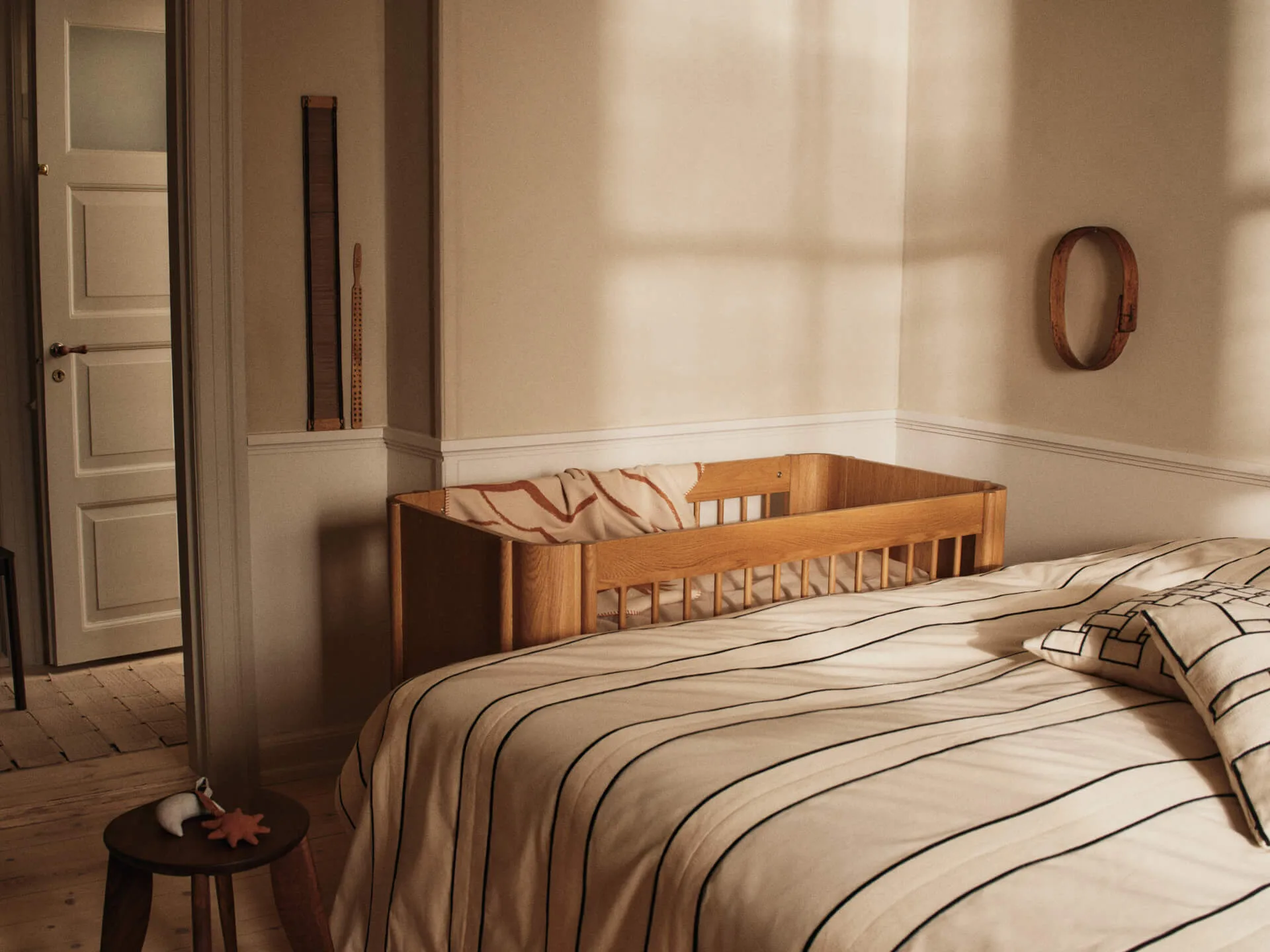 Skye coperta, Sienna-parchment, 80x120 cm Ferm Living