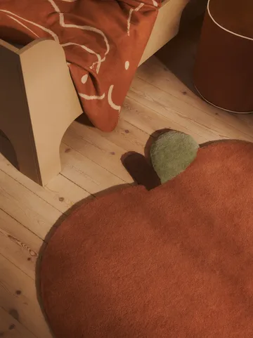 Skye coperta - Sienna-parchment, 80x120 cm - Ferm Living