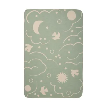 Skye coperta - Tea green-parchment, 80x120 cm - Ferm Living