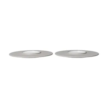 Sonae piatto 2-pack - Grigio-bianco, Ø22 cm - Ferm Living