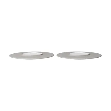 Sonae piatto 2-pack - Grigio-bianco, Ø25 cm - Ferm Living