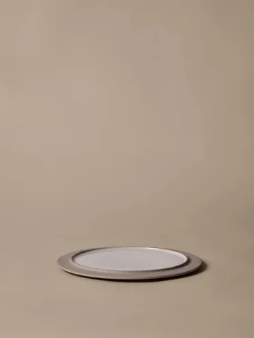 Sonae piatto 2-pack - Grigio-bianco, Ø28 cm - Ferm Living