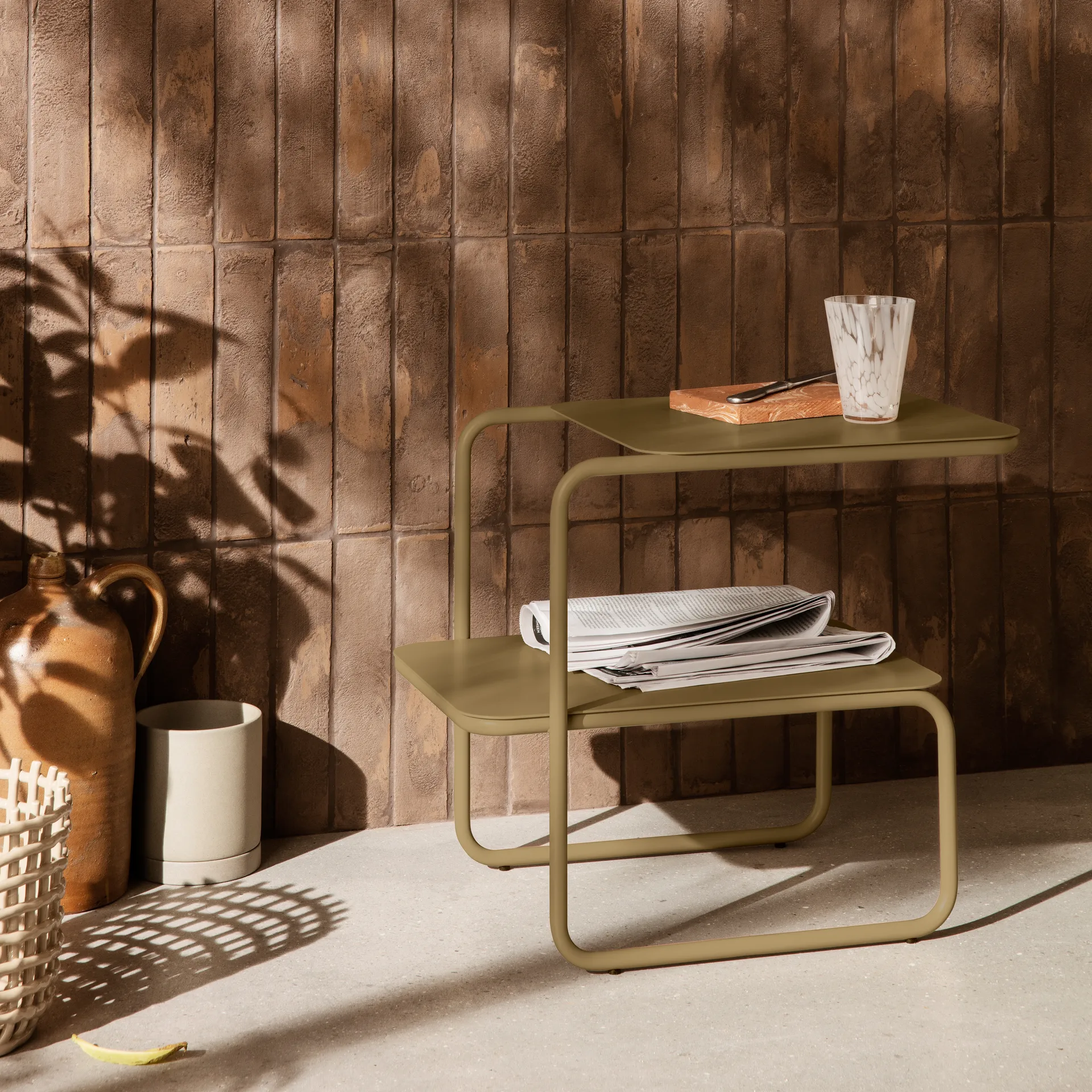 Sottobicchiere ceramica Merge , terracotta Ferm Living