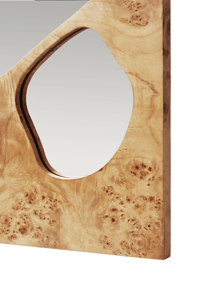 Specchio Folia, Natural burl, 82 cm Ferm Living