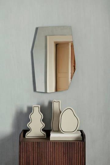 Specchio Shard 50,5x76,4 cm - Black - ferm LIVING