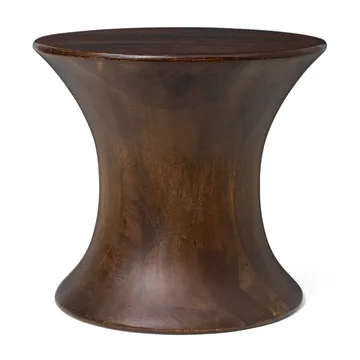 Spin sgabello rotondo 30 cm - Legno di mango, Ø33,5x30 cm - Ferm Living