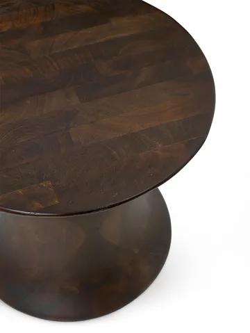 Spin sgabello rotondo 30 cm - Legno di mango, Ø33,5x30 cm - Ferm Living