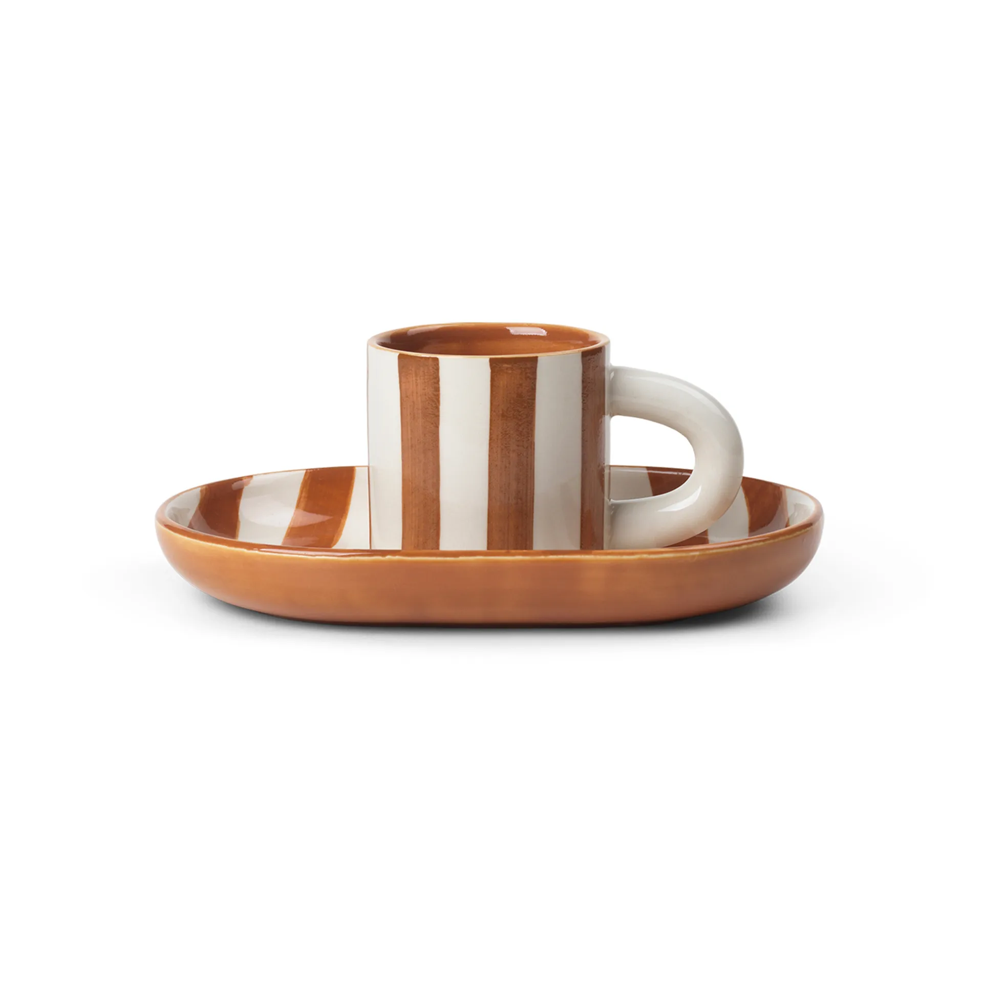 Stoviglie per bambini Milu 2 pezzi, Terracotta Ferm Living