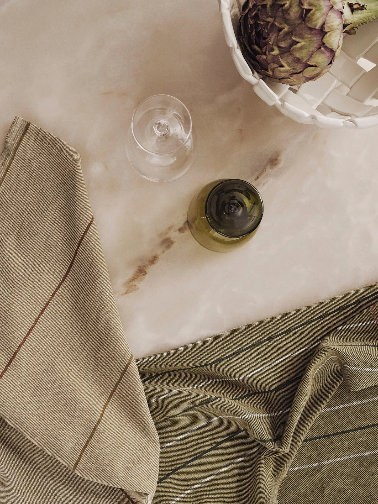 Strofinaccio Ito 50x70 cm 2 pezzi, Seaweed-flax Ferm Living