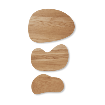 Tagliere Cairn, set da 3 pezzi - Oak - Ferm Living