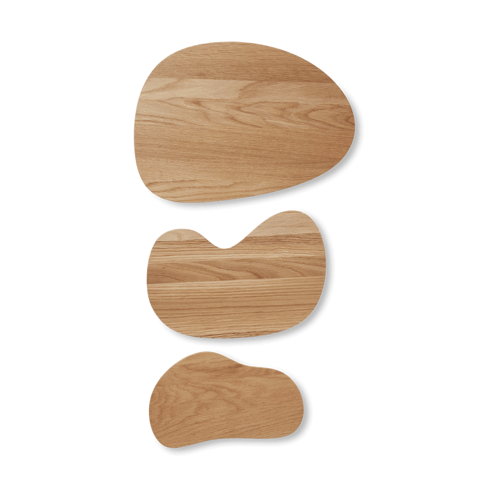 Tagliere Cairn, set da 3 pezzi, Oak Ferm Living