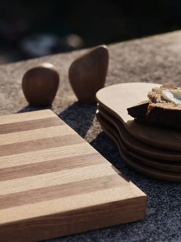 Tagliere Stribe bold 25x36 cm - Walnut-oak - Ferm Living