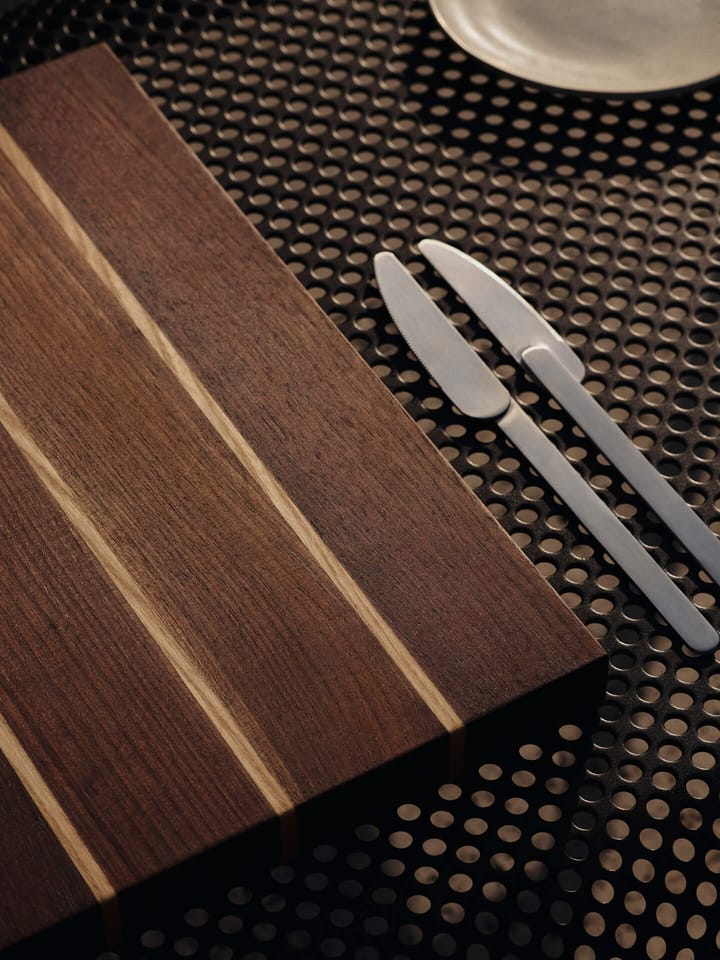 Tagliere Stribe fine 25x36 cm, Walnut-ash Ferm Living