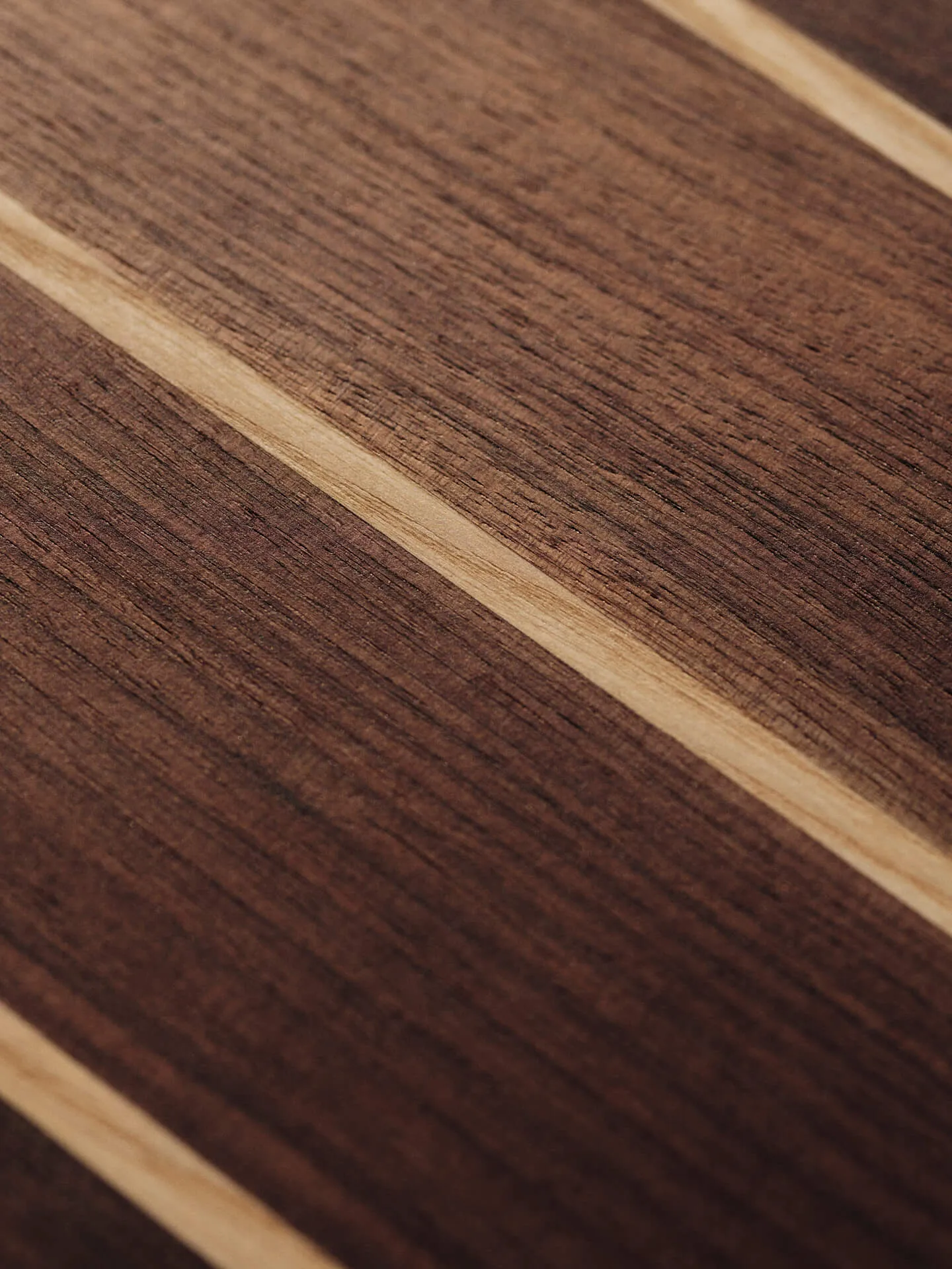 Tagliere Stribe fine 25x36 cm, Walnut-ash Ferm Living