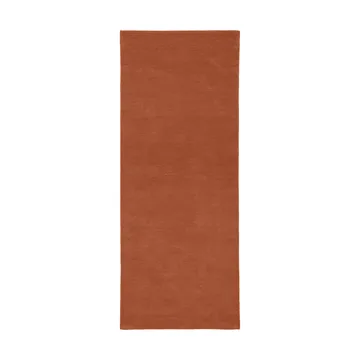 Tappeto a pelo lungo Stille - Rosso marrone, 80x200 cm - Ferm Living