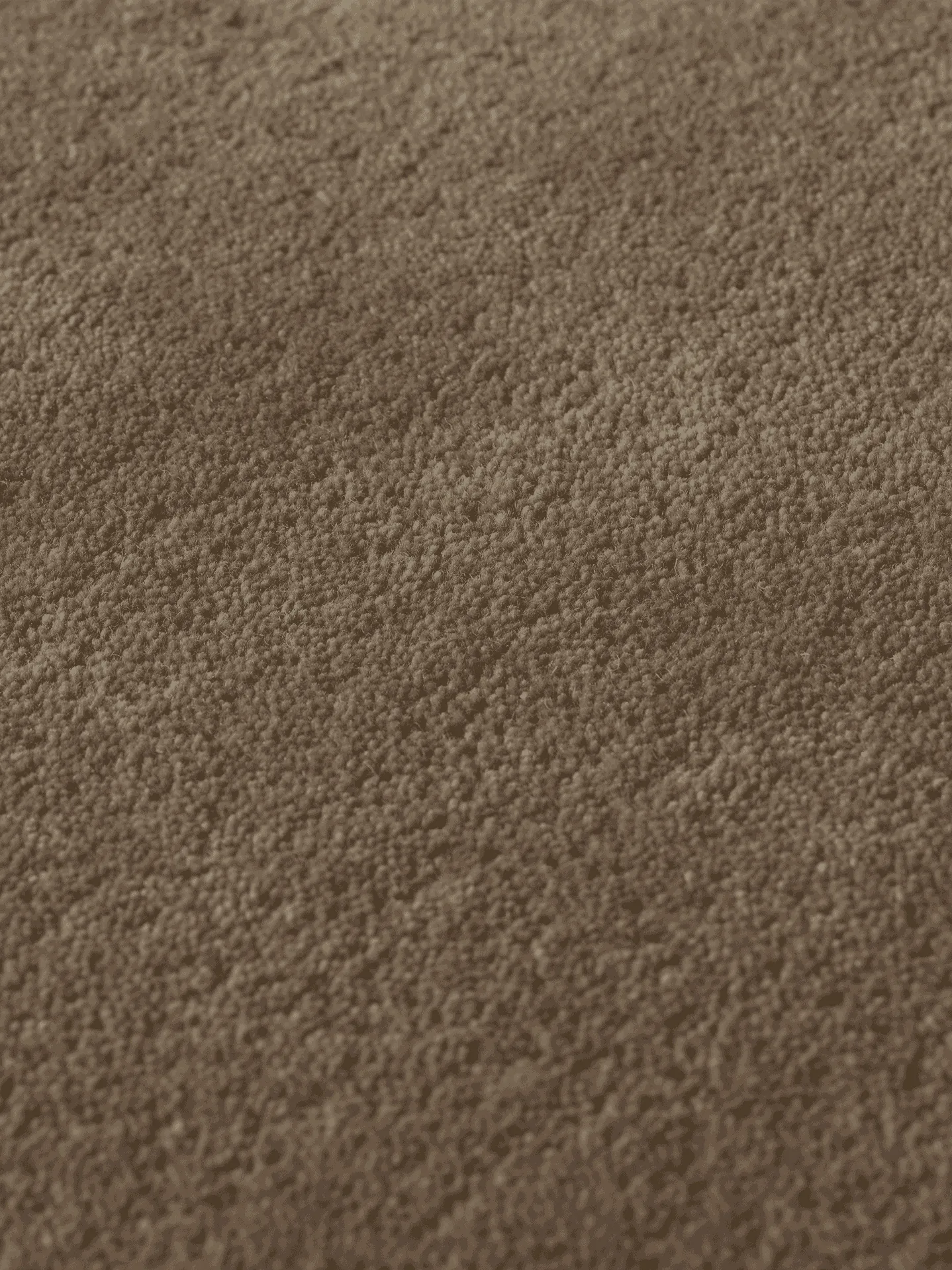 Tappeto a pelo lungo Stille round, Ash Brown Ø240 cm Ferm Living