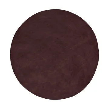 Tappeto a pelo lungo Stille round - Pecan scuro, Ø240 cm - Ferm Living