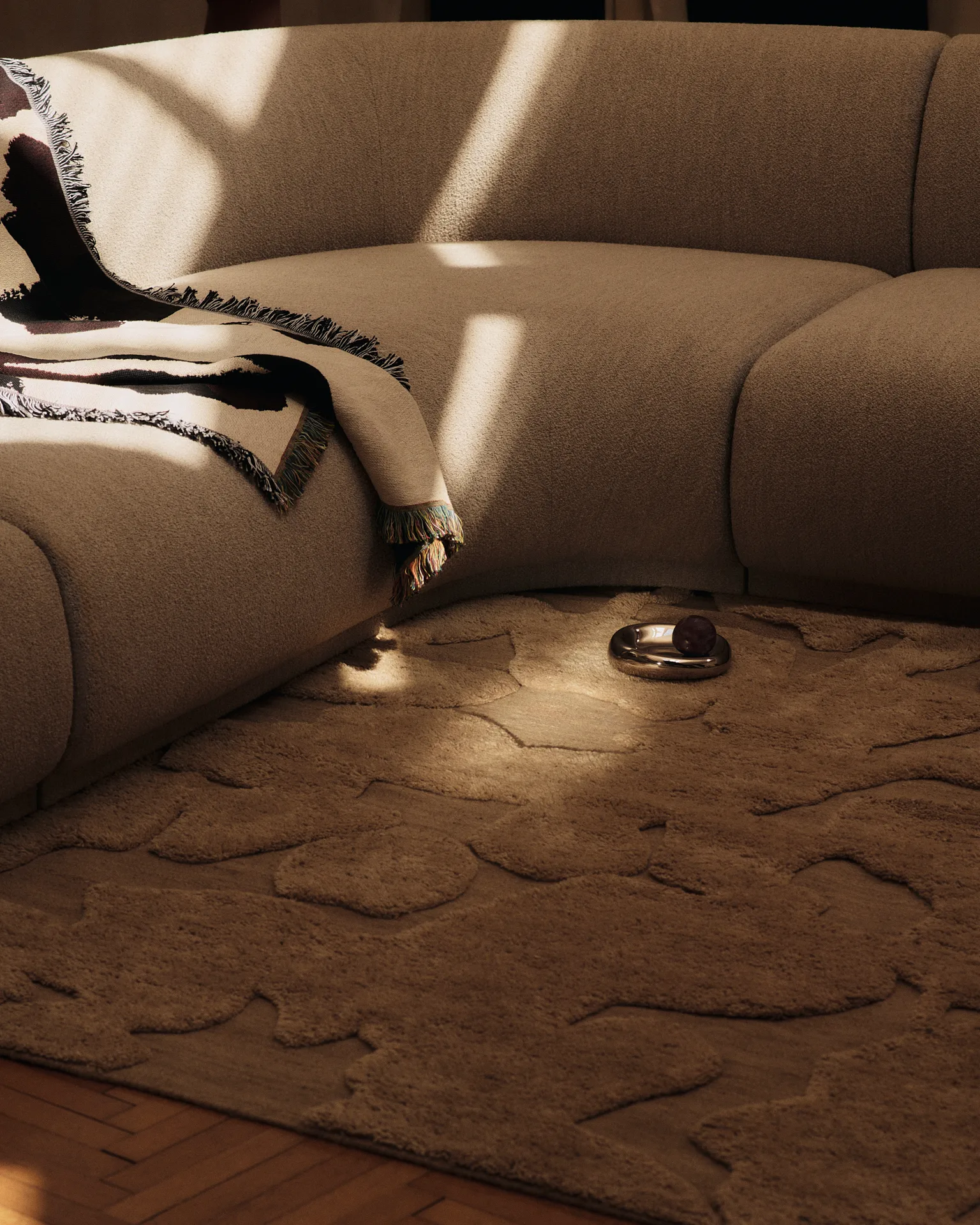 Tappeto Cilla, Tan, 140x200 cm Ferm Living