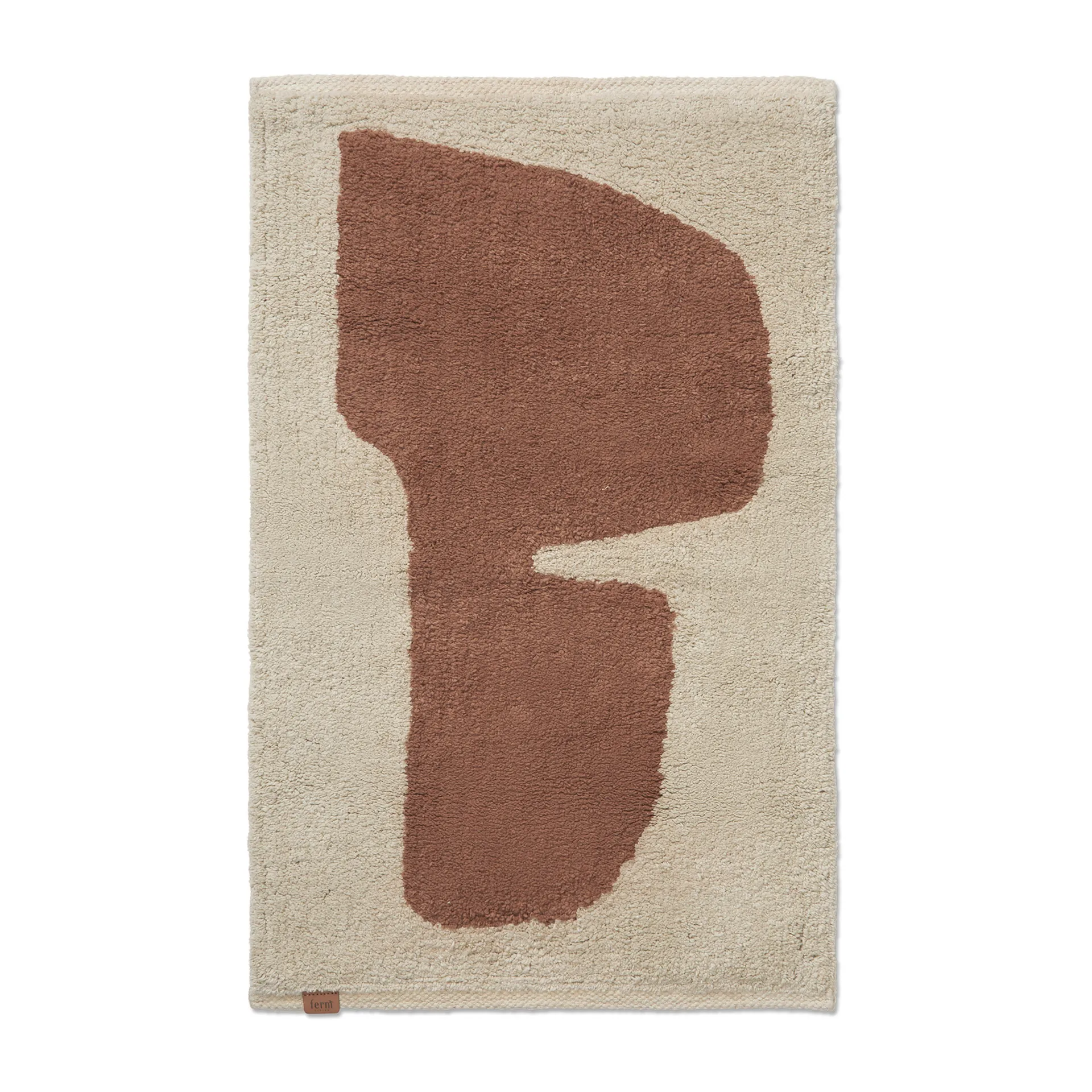 Tappeto da bagno Lay 50x70 cm, Parchment-rust Ferm Living