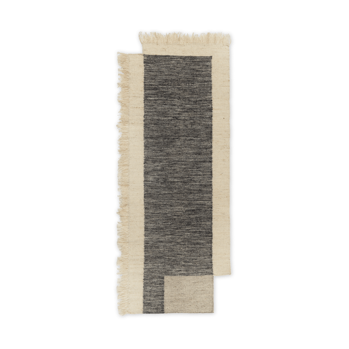 Tappeto da corridoio Counter - Carbone-Bianco sporco, 80x200 cm - Ferm LIVING