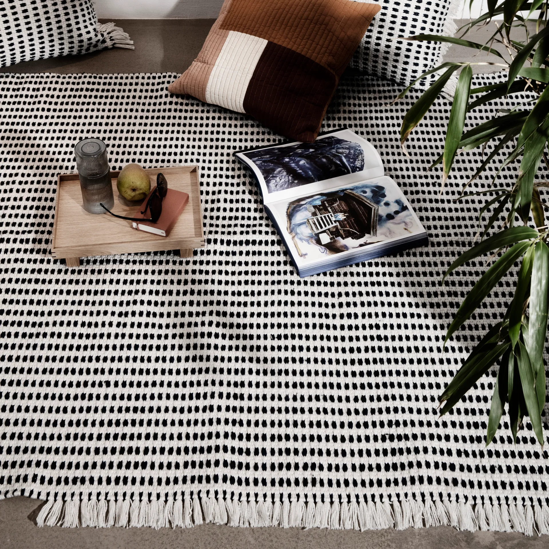 Tappeto da esterno Way, Off-white Ferm Living