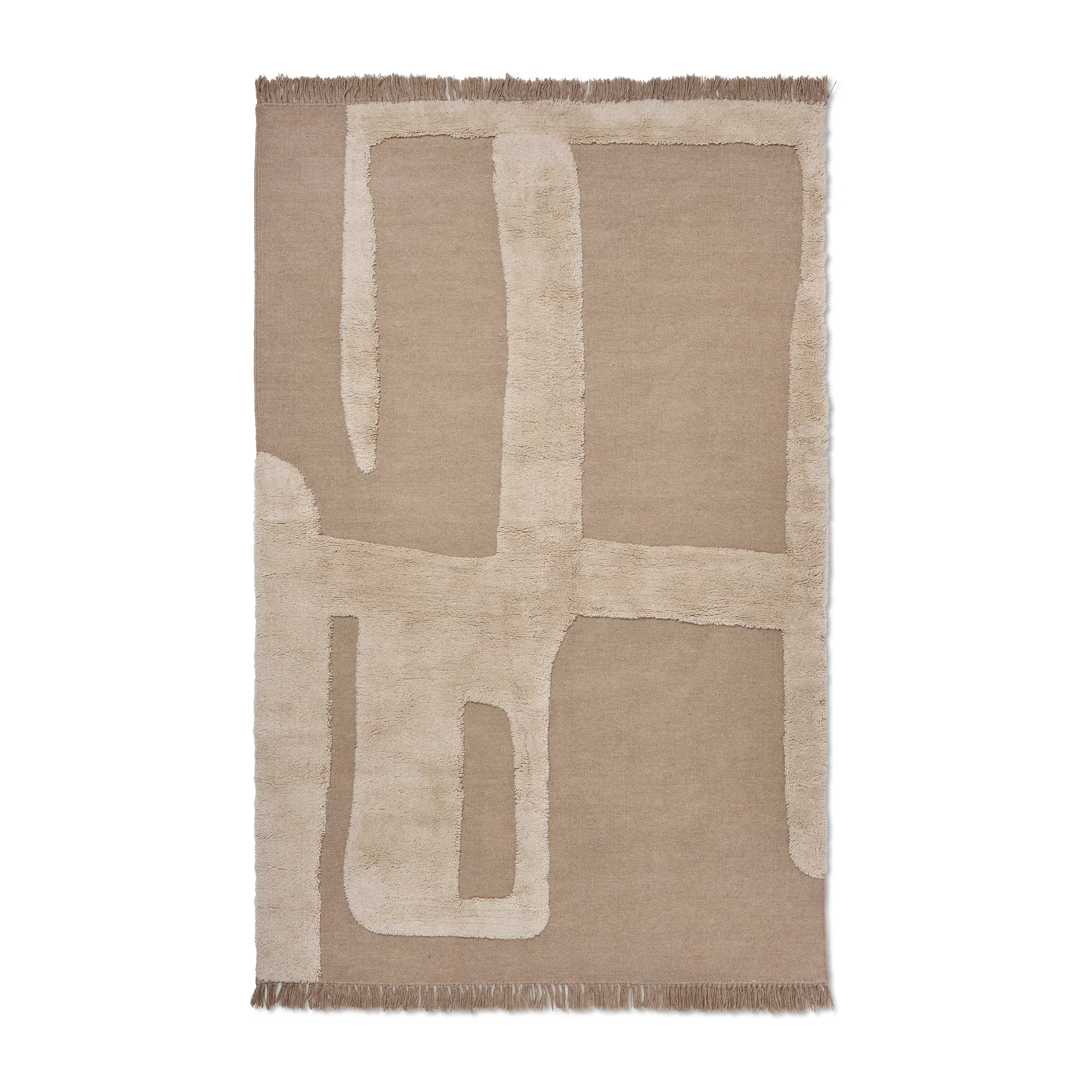 Tappeto di lana Alley L 160x250 cm, Natural Ferm Living