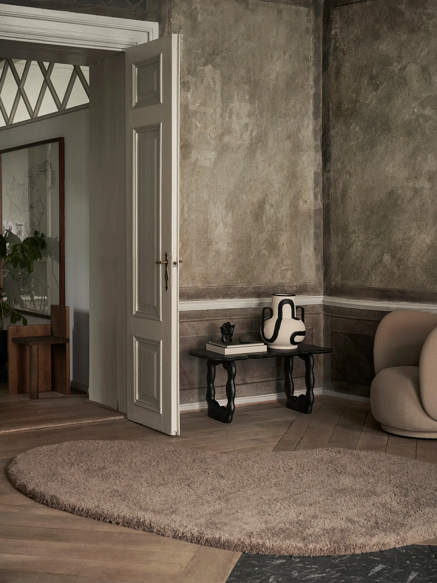 Tappeto di lana Forma 175x250 cm, Marrone cenere Ferm Living