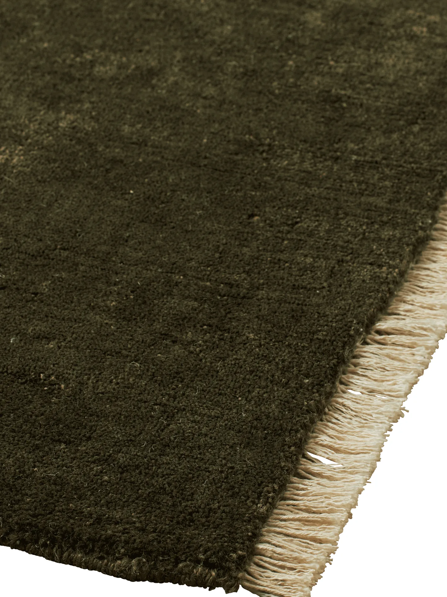 Tappeto Firth in juta, Dark olive, 140x200 cm Ferm Living