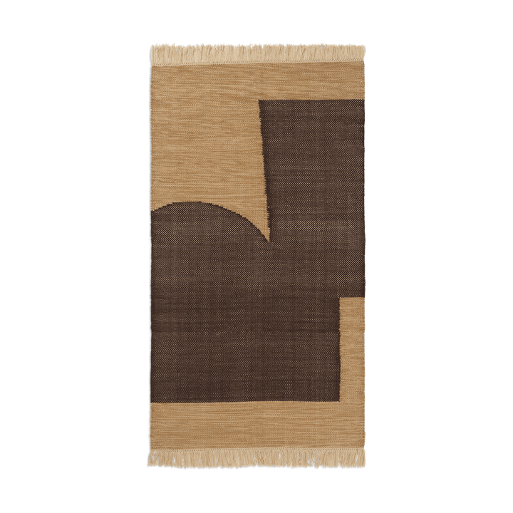 Tappeto Forene - Tan-Chocolate, 80x140 cm - Ferm LIVING