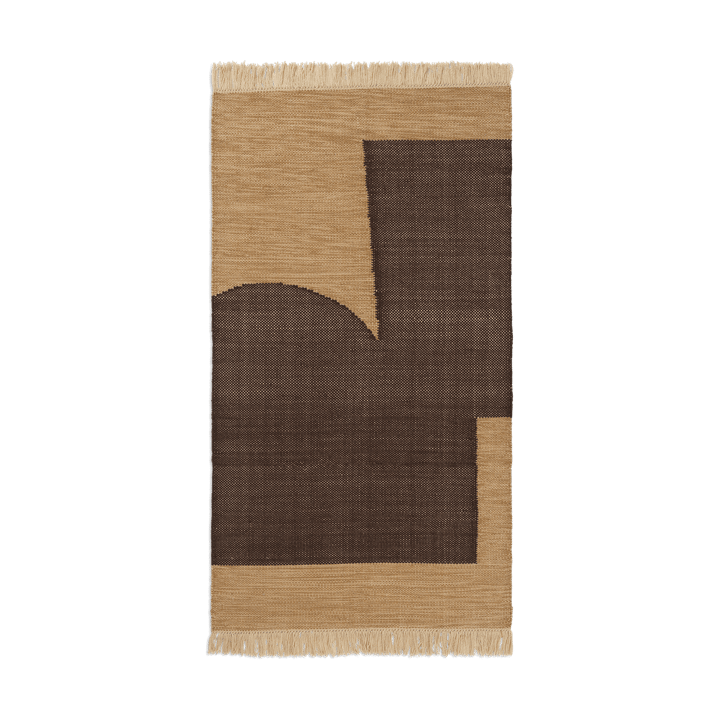 Tappeto Forene - Tan-Chocolate, 80x140 cm - ferm LIVING