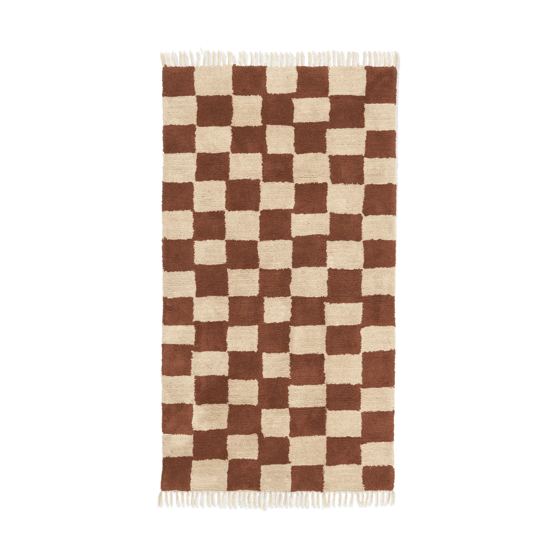 Tappeto in cotone Mara 80x150 cm, Sabbia calda arrugginita Ferm Living